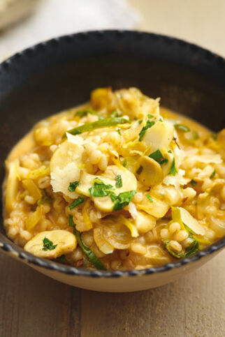 Pilzgraupen mit Chicorée Pilzgraupen mit Chicorée