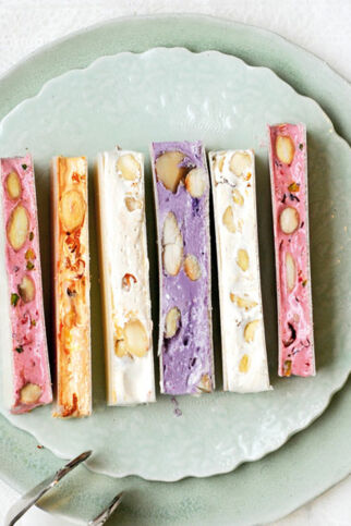 Bunter französischer Nougat Bunter französischer Nougat