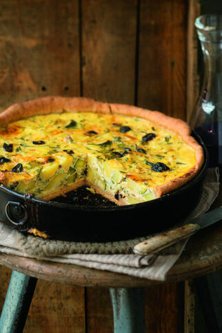 KARTOFFEL-ZUCCHINI-KUCHEN KARTOFFEL-ZUCCHINI-KUCHEN