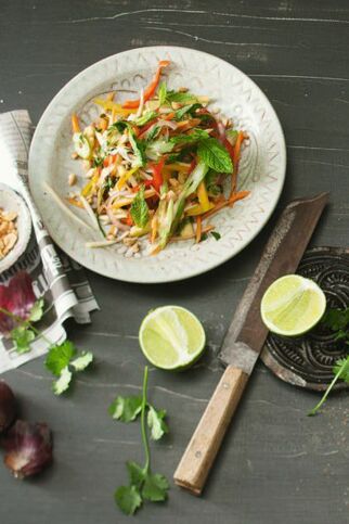 Mangosalat süß-sauer