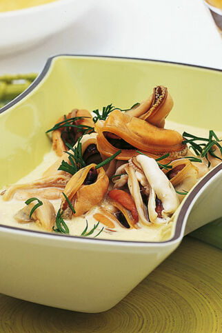 Muscheln in Bier-Senf-Sauce Muscheln in Bier-Senf-Sauce