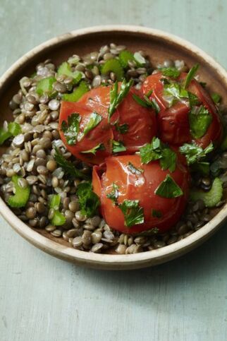 Linsengemüse mit Petersilie Linsengemüse mit Petersilie