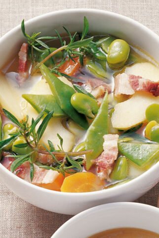 Eintopf mit frischen Bohnen Eintopf mit frischen Bohnen