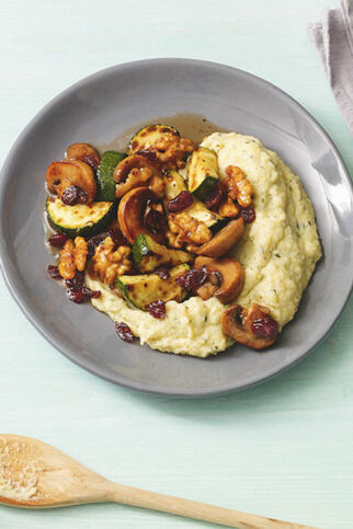 Polenta mit Pilzgemüse Polenta mit Pilzgemüse