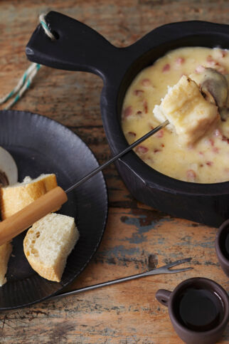 Pilz-Speck-Fondue Pilz-Speck-Fondue