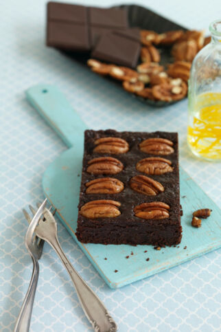 Brownies mit Pekannüssen Brownies mit Pekannüssen