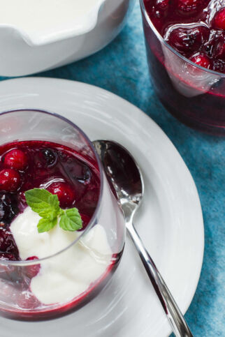 Vegane rote Grütze Vegane rote Grütze