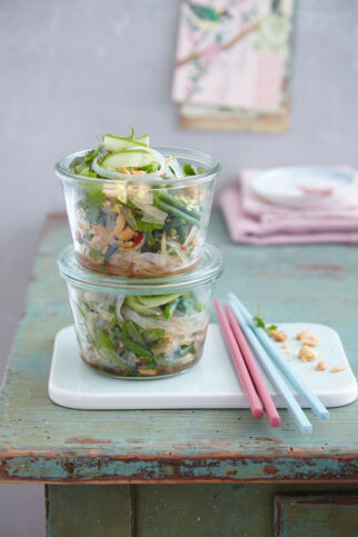 Glasnudelsalat mit Bohnen Glasnudelsalat mit Bohnen