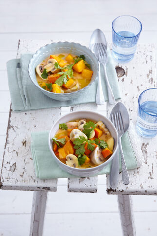 Kürbis-Pilz-Curry Kürbis-Pilz-Curry