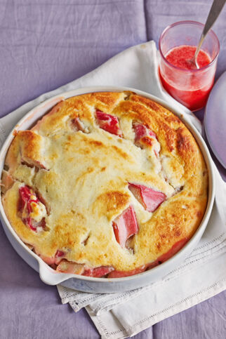 Rhabarber-Quark-Gratin