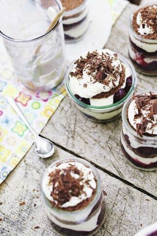 Schwarzwälder Kirsch aus dem Glas Schwarzwälder Kirsch aus dem Glas