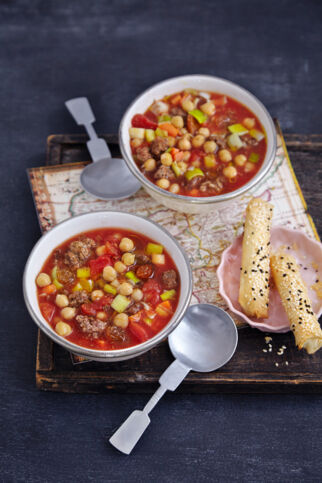 Marokkanische Kichererbsensuppe Marokkanische Kichererbsensuppe