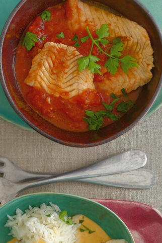 Fischfilet in Tomatensauce Fischfilet in Tomatensauce