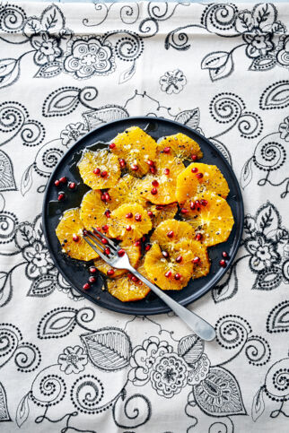 Mitras pikantes Orangencarpaccio Mitras pikantes Orangencarpaccio