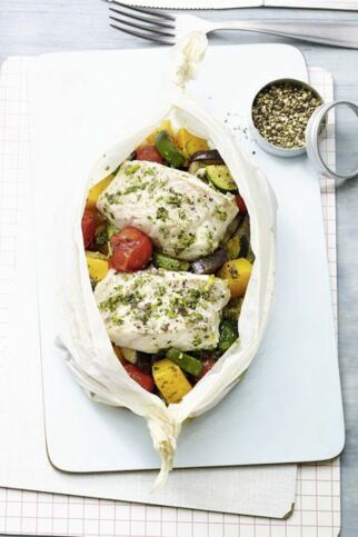 Seelachs im Päckchen Seelachs im Päckchen