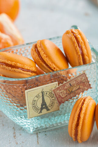 Mandarinen-Macarons