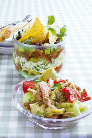 Tex-Mex-Schichtsalat Tex-Mex-Schichtsalat