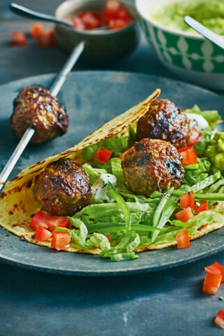 Hackbällchen-Tortillas Hackbällchen-Tortillas