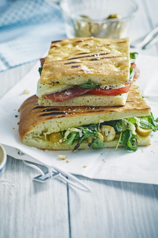Focaccia mit Rucola