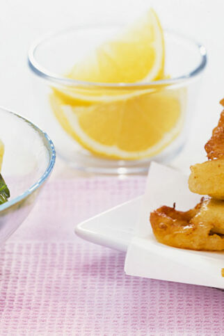 Backfisch mit Spargel-Kräuter-Salat
