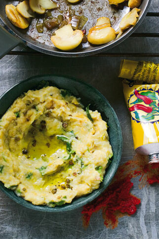 Champignonpaste mit Kichererbsen Champignonpaste mit Kichererbsen