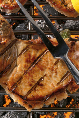 Schweinekoteletts mit Salbei Schweinekoteletts mit Salbei