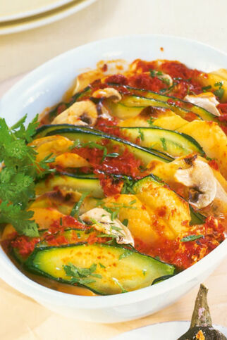 Petersilien-Zucchini-Auflauf Petersilien-Zucchini-Auflauf