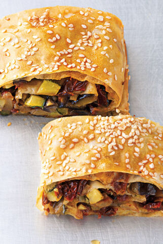 Auberginenstrudel
