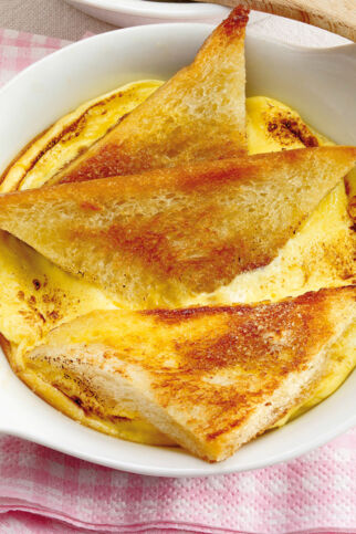 Toast à la Tarte Flambée Toast à la Tarte Flambée