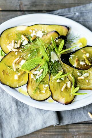 Auberginen-Carpaccio Auberginen-Carpaccio