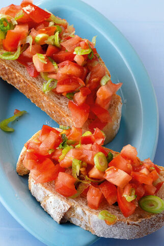 Bruschetta vom Grill Bruschetta vom Grill