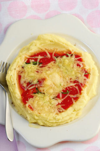 Kartoffelbrei-Pizza Kartoffelbrei-Pizza