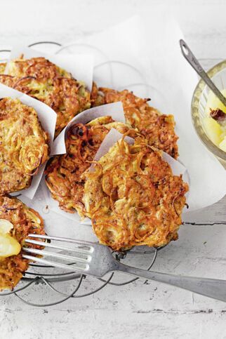 Pastinaken-Möhren-Puffer Pastinaken-Möhren-Puffer