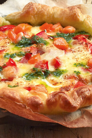 Pesto-Lachs-Tarte Pesto-Lachs-Tarte