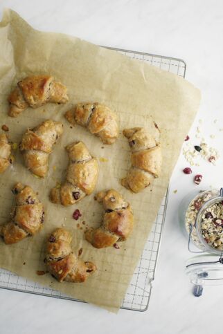Müsli-Quark-Hörnchen Müsli-Quark-Hörnchen