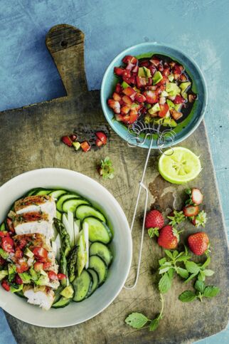 Fancy Springtime-Salsa-Bowl Fancy Springtime-Salsa-Bowl