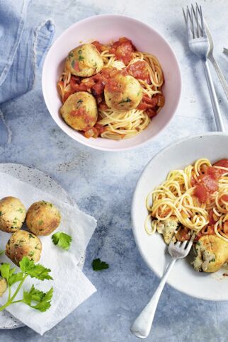 Spaghettini mit Thunfischbällchen Spaghettini mit Thunfischbällchen