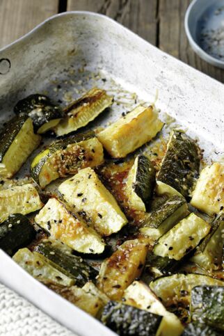 Ofengeröstete Zucchini Ofengeröstete Zucchini
