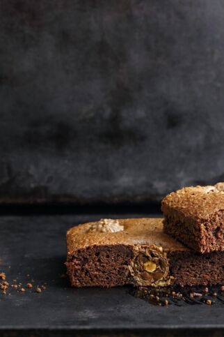 Schoko-Kuchen mit Knusper-Kick Schoko-Kuchen mit Knusper-Kick