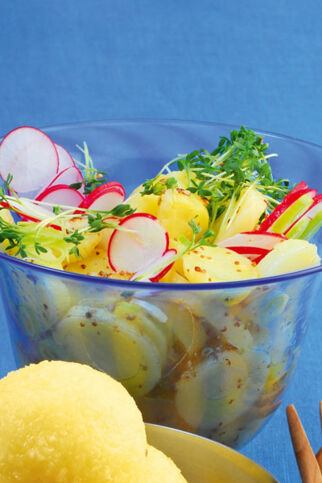 Kartoffelsalat mit Radieschen Kartoffelsalat mit Radieschen