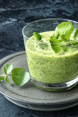 Brunnenkresse-Gurken-Smoothie Brunnenkresse-Gurken-Smoothie