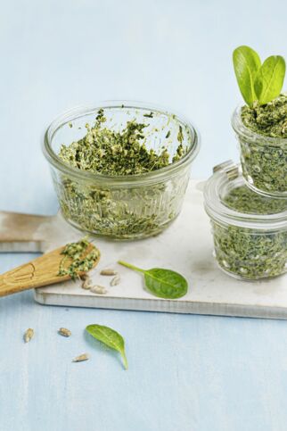 Pikanter Spinataufstrich Pikanter Spinataufstrich