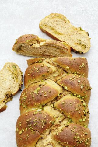 Süßkartoffel-Hefezopf ohne Zucker Süßkartoffel-Hefezopf ohne Zucker