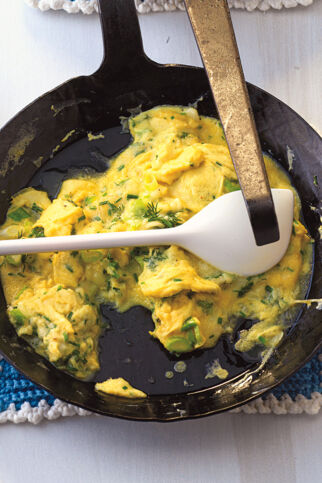 Käse-Kräuter-Rührei Käse-Kräuter-Rührei