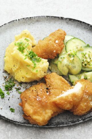 Knusprige Hähnchensteaks Knusprige Hähnchensteaks