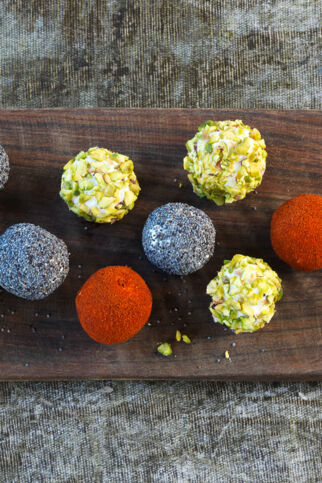 Ziegenkäse-Kugeln Ziegenkäse-Kugeln