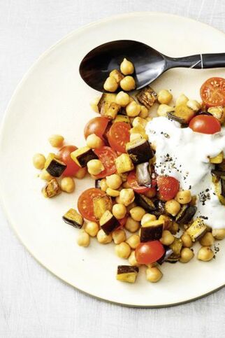 Auberginen-KurkumaSalat Auberginen-KurkumaSalat