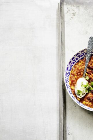Quinoa-Chili sin Carne