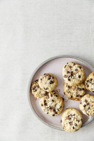 Chocolate Chip Cookies mit Mandeln Chocolate Chip Cookies mit Mandeln