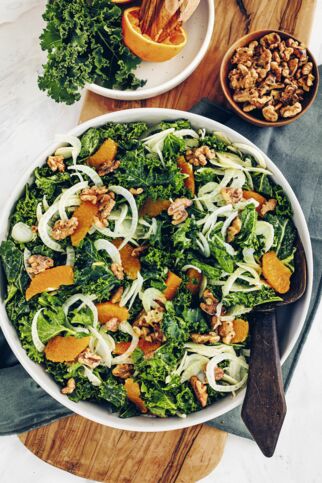 Kalesalat mit Fenchel und Orange